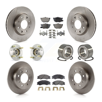 [Avant + Arrière] Kit de Roulement de roue pour 2005-2009 Kia Spectra Spectra5 4-Wheel ABS KBB-106987