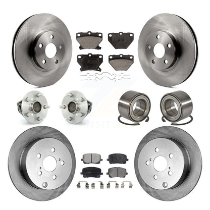 [Avant + Arrière] Kit de Roulement de roue pour Toyota Corolla Matrix Pontiac Vibe KBB-106993