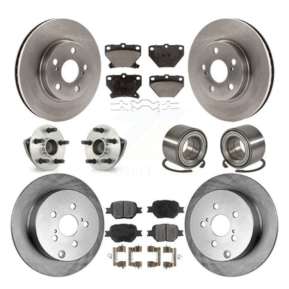 [Avant + Arrière] Kit de Roulement de roue pour 2001 Toyota Celica GT avec Non-ABS KBB-106994