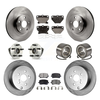 [Avant + Arrière] Kit de Roulement de roue pour Toyota Matrix Pontiac Vibe FWD avec Non-ABS KBB-106997