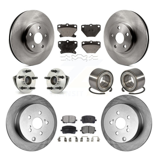 [Avant + Arrière] Kit de Roulement de roue pour Toyota Matrix Pontiac Vibe FWD avec Non-ABS KBB-106997