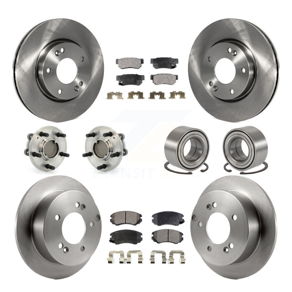 [Avant + Arrière] Kit de Roulement de roue pour Hyundai Sonata Kia Optima Magentis KBB-107009