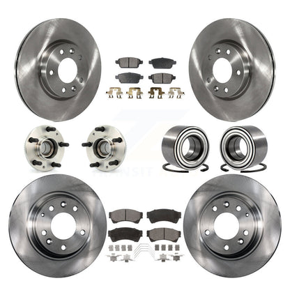 [Avant + Arrière] Kit de Roulement de roue pour Ford Fusion Lincoln MKZ Mercury Milan Mazda 6 Zephyr KBB-107016