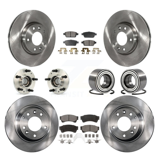 [Avant + Arrière] Kit de Roulement de roue pour Ford Fusion Lincoln MKZ Mercury Milan Mazda 6 Zephyr KBB-107016