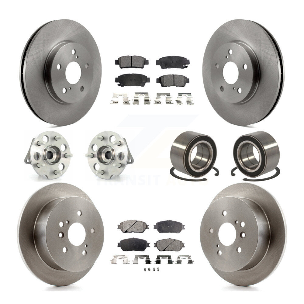 [Avant + Arrière] Kit de Roulement de roue pour 2004-2010 Toyota Sienna AWD KBB-107022