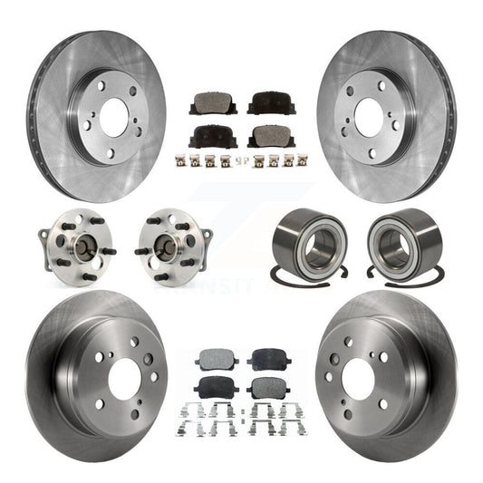 [Avant + Arrière] Kit de Roulement de roue pour 2000-2001 Toyota Camry 3.0L avec 4-Wheel ABS Vehicles Manufactured In Japan KBB-107036
