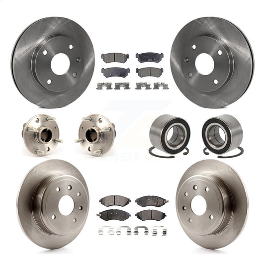 [Avant + Arrière] Kit de Roulement de roue pour 2004-2006 Chevrolet Optra 4-Wheel ABS avec 276mm Diameter Rotor KBB-107041 par Transit Auto