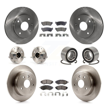 [Avant + Arrière] Kit de Roulement de roue pour 2004-2006 Chevrolet Optra Non-ABS avec 276mm Diameter Rotor KBB-107044