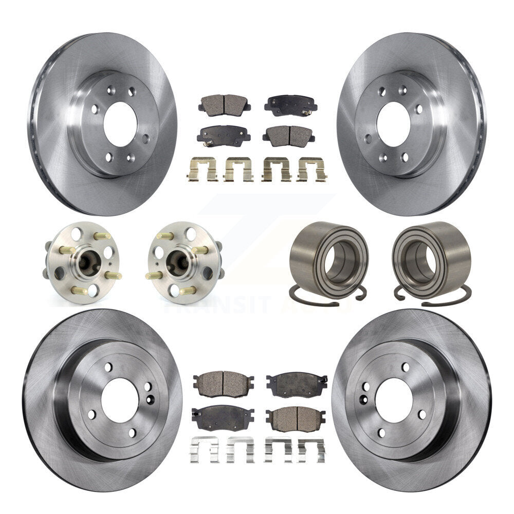[Avant + Arrière] Kit de Roulement de roue pour 2011 Hyundai Accent 4-Wheel ABS KBB-107048