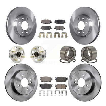 [Avant + Arrière] Kit de Roulement de roue pour 2011 Hyundai Accent 4-Wheel ABS KBB-107048