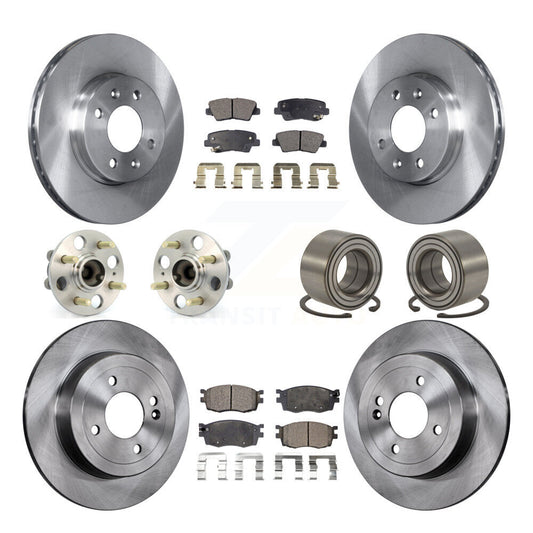 [Avant + Arrière] Kit de Roulement de roue pour 2011 Hyundai Accent 4-Wheel ABS KBB-107048