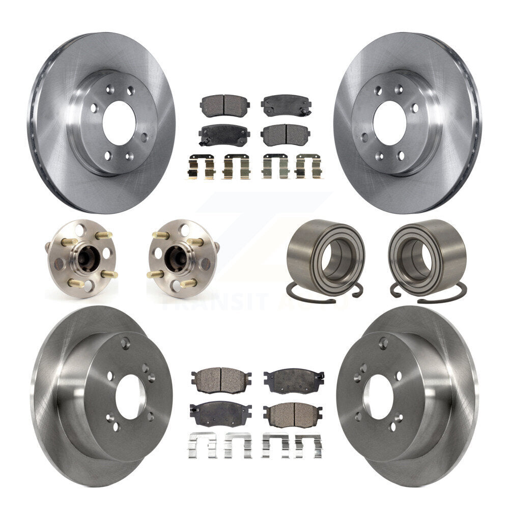 [Avant + Arrière] Kit de Roulement de roue pour Hyundai Accent Kia Rio Rio5 Non-ABS KBB-107049