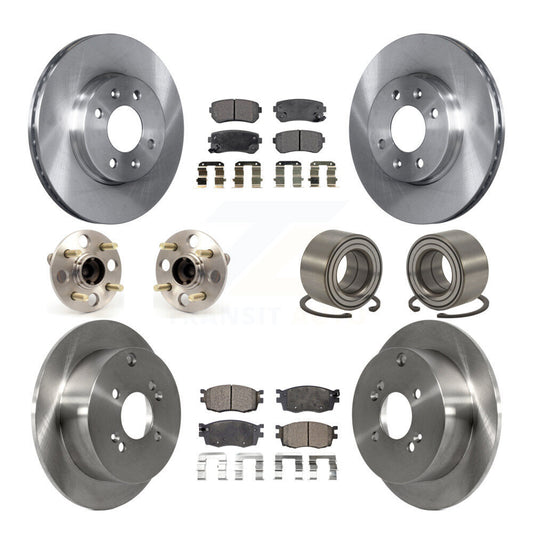 [Avant + Arrière] Kit de Roulement de roue pour Hyundai Accent Kia Rio Rio5 Non-ABS KBB-107049