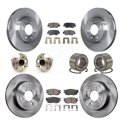 [Avant + Arrière] Kit de Roulement de roue pour 2011 Hyundai Accent Non-ABS KBB-107050