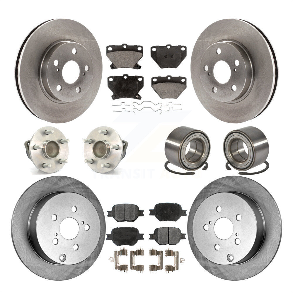 [Avant + Arrière] Kit de Roulement de roue pour 2001 Toyota Celica GT avec 4-Wheel ABS KBB-107054 par Transit Auto