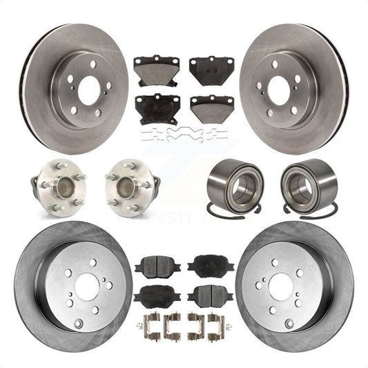 [Avant + Arrière] Kit de Roulement de roue pour 2001 Toyota Celica GT avec 4-Wheel ABS KBB-107054 par Transit Auto