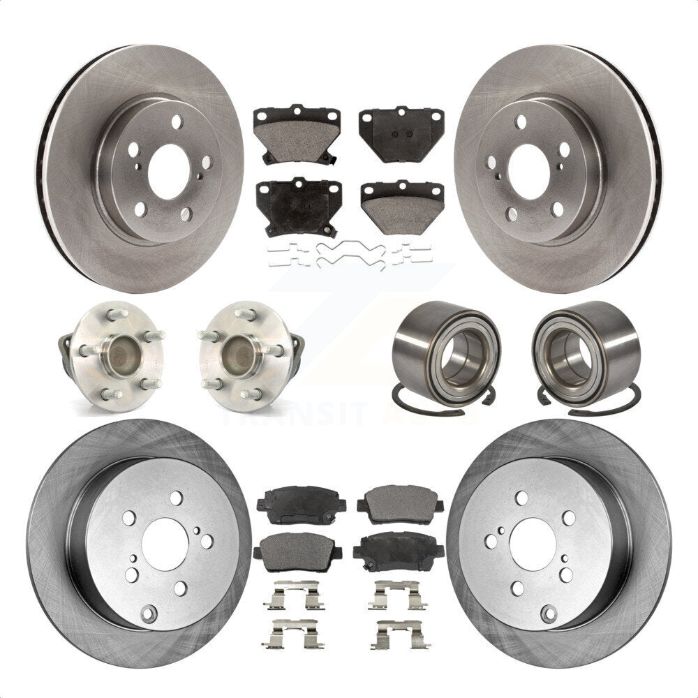 [Avant + Arrière] Kit de Roulement de roue pour 2000 Toyota Celica GT avec 4-Wheel ABS KBB-107055 par Transit Auto
