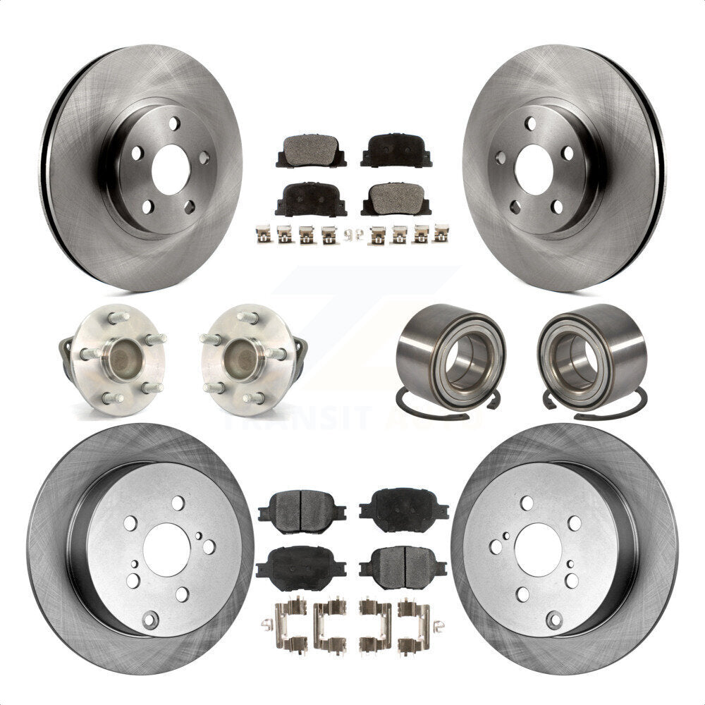 [Avant + Arrière] Kit de Roulement de roue pour 2005-2010 Scion tC KBB-107057 par Transit Auto