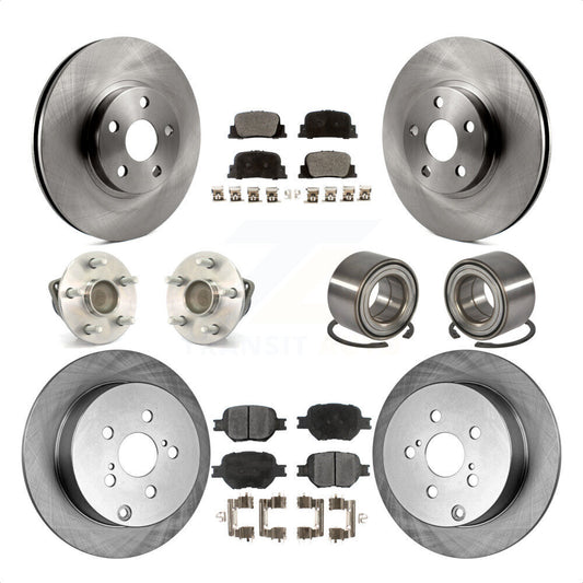 [Avant + Arrière] Kit de Roulement de roue pour 2005-2010 Scion tC KBB-107057 par Transit Auto