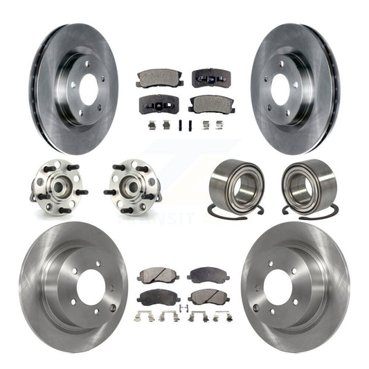 [Avant + Arrière] Kit de Roulement de roue pour Jeep Patriot Compass avec 302mm Diameter Rotor KBB-107065