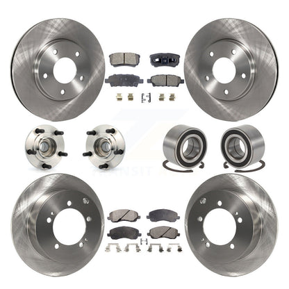 [Avant + Arrière] Kit de Roulement de roue pour 2004-2006 Mitsubishi Lancer Ralliart KBB-107066