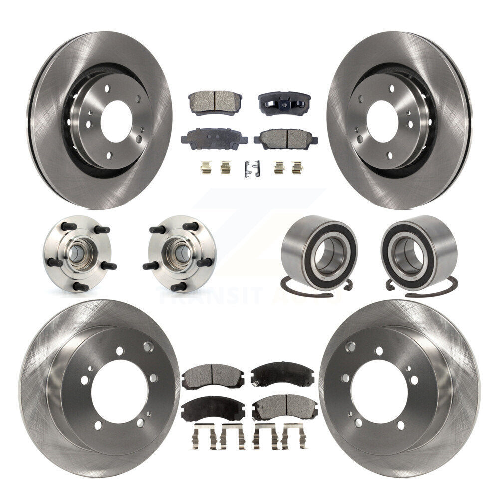 [Avant + Arrière] Kit de Roulement de roue pour 2005-2006 Mitsubishi Outlander FWD KBB-107067