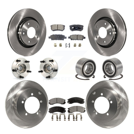 [Avant + Arrière] Kit de Roulement de roue pour 2005-2006 Mitsubishi Outlander FWD KBB-107067
