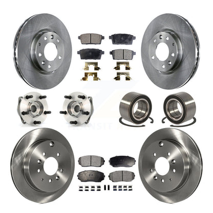 [Avant + Arrière] Kit de Roulement de roue pour 2007-2012 Mazda CX-7 AWD KBB-107091