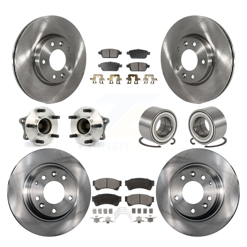 [Avant + Arrière] Kit de Roulement de roue pour 2009-2013 Mazda 6 3.7L KBB-107125