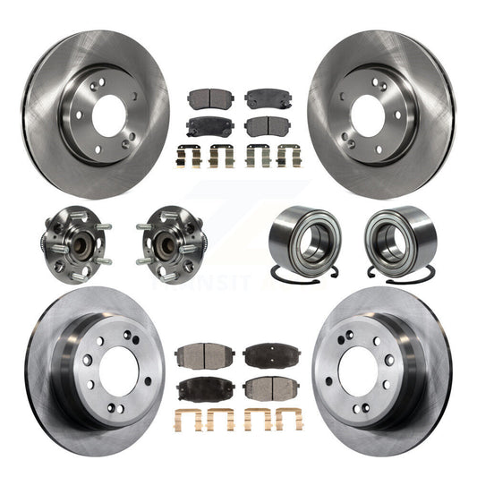 [Avant + Arrière] Kit de Roulement de roue pour 2010 Hyundai Elantra Hatchback avec Non-ABS KBB-107126