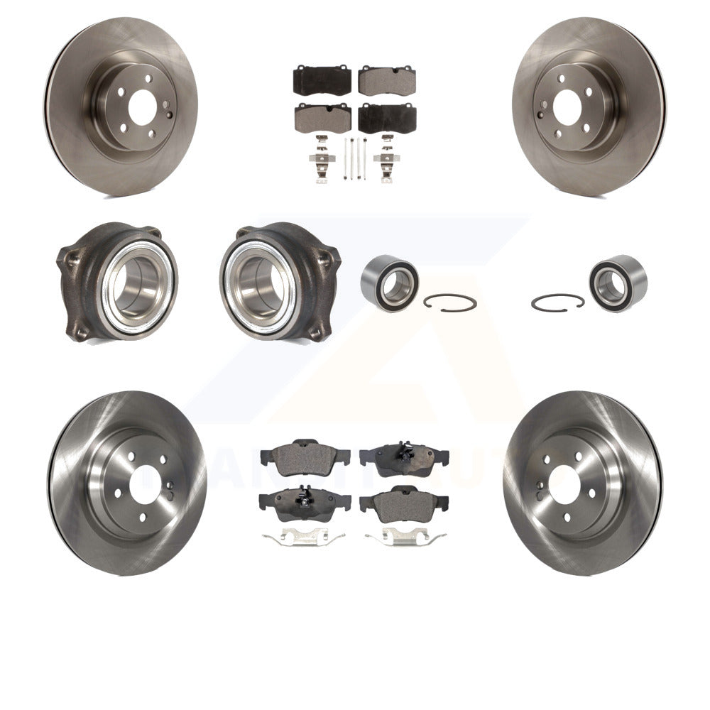 [Avant + Arrière] Kit de Roulement de roue pour 2009 Mercedes-Benz S450 sans Sport Package KBB-107134 par Transit Auto