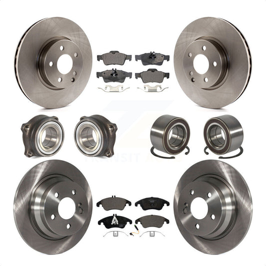 [Avant + Arrière] Kit de Roulement de roue pour 2014-2016 Mercedes-Benz E250 AWD avec 322mm Diameter Rotor KBB-107137 par Transit Auto