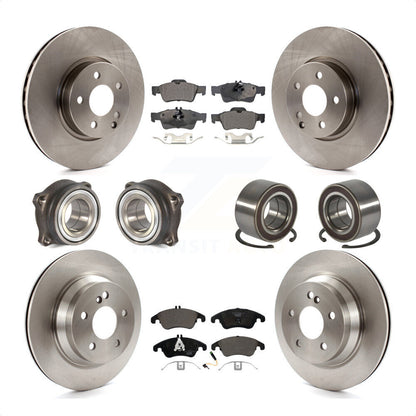 [Avant + Arrière] Kit de Roulement de roue pour Mercedes-Benz E350 E400 avec 322mm Diameter Rotor KBB-107138 par Transit Auto