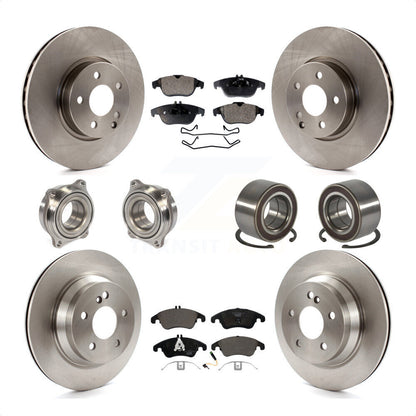 [Avant + Arrière] Kit de Roulement de roue pour 2014 Mercedes-Benz E350 Convertible Coupe avec 322mm Diameter Rotor KBB-107141 par Transit Auto