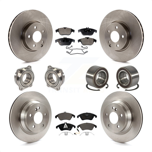 [Avant + Arrière] Kit de Roulement de roue pour 2014 Mercedes-Benz E350 Convertible Coupe avec 322mm Diameter Rotor KBB-107141 par Transit Auto