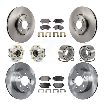 [Avant + Arrière] Kit de Roulement de roue pour Hyundai Sonata Kia Optima KBB-107158