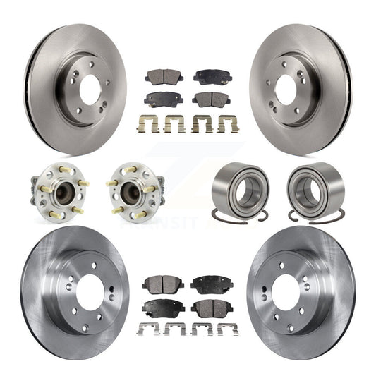 [Avant + Arrière] Kit de Roulement de roue pour Hyundai Sonata Kia Optima KBB-107158