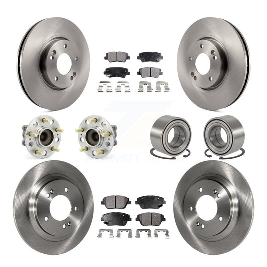 [Avant + Arrière] Kit de Roulement de roue pour 2013 Kia Optima 2.4L avec Electric Parking KBB-107159