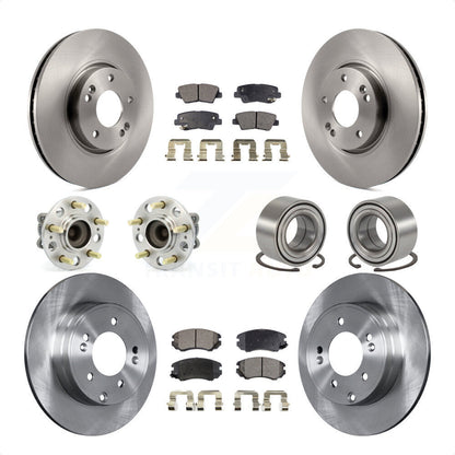 [Avant + Arrière] Kit de Roulement de roue pour 2010 Hyundai Sonata 3.3L KBB-107160 par Transit Auto