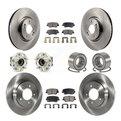 [Avant + Arrière] Kit de Roulement de roue pour 2016-2017 Hyundai Azera Limited KBB-107165