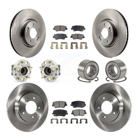 [Avant + Arrière] Kit de Roulement de roue pour 2016-2017 Hyundai Azera Limited KBB-107165