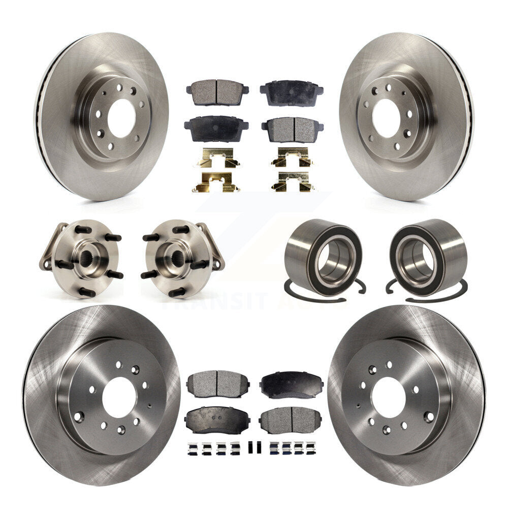 [Avant + Arrière] Kit de Roulement de roue pour 2007-2015 Mazda CX-9 AWD KBB-107178