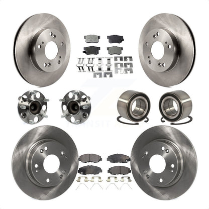 [Avant + Arrière] Kit de Roulement de roue pour 2012 Honda Civic LX Vehicles Manufactured In Canada KBB-107184 par Transit Auto