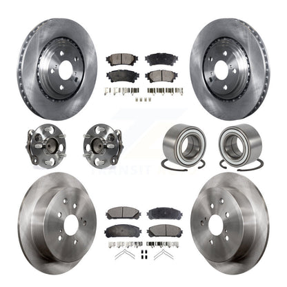 [Avant + Arrière] Kit de Roulement de roue pour 2011-2020 Toyota Sienna FWD KBB-107186
