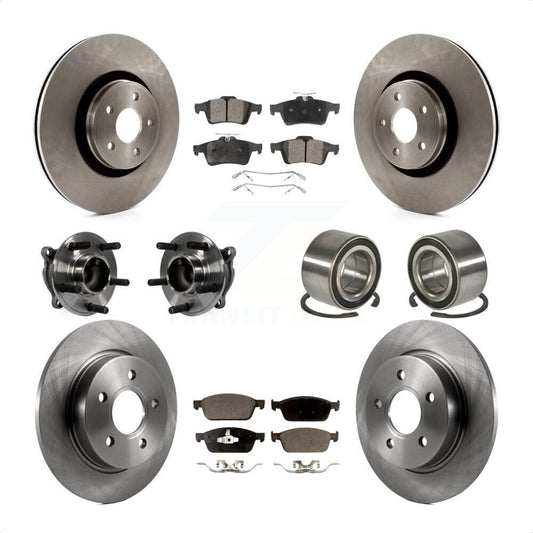 [Avant + Arrière] Kit de Roulement de roue pour Ford Focus sans Active Park Assist KBB-107188 par Transit Auto