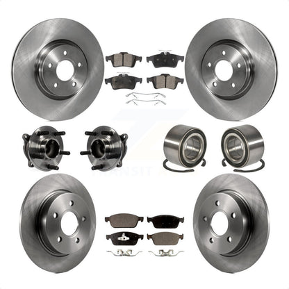 [Avant + Arrière] Kit de Roulement de roue pour 2013 Ford Focus ST sans Active Park Assist KBB-107189 par Transit Auto