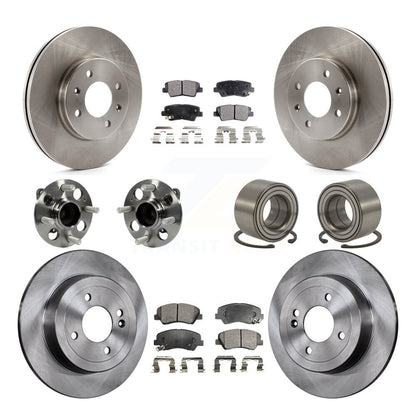 [Avant + Arrière] Kit de Roulement de roue pour 2012-2017 Hyundai Accent KBB-107192