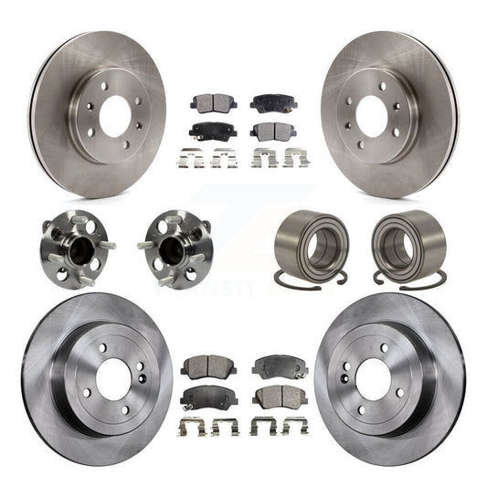 [Avant + Arrière] Kit de Roulement de roue pour 2012-2017 Hyundai Accent KBB-107192