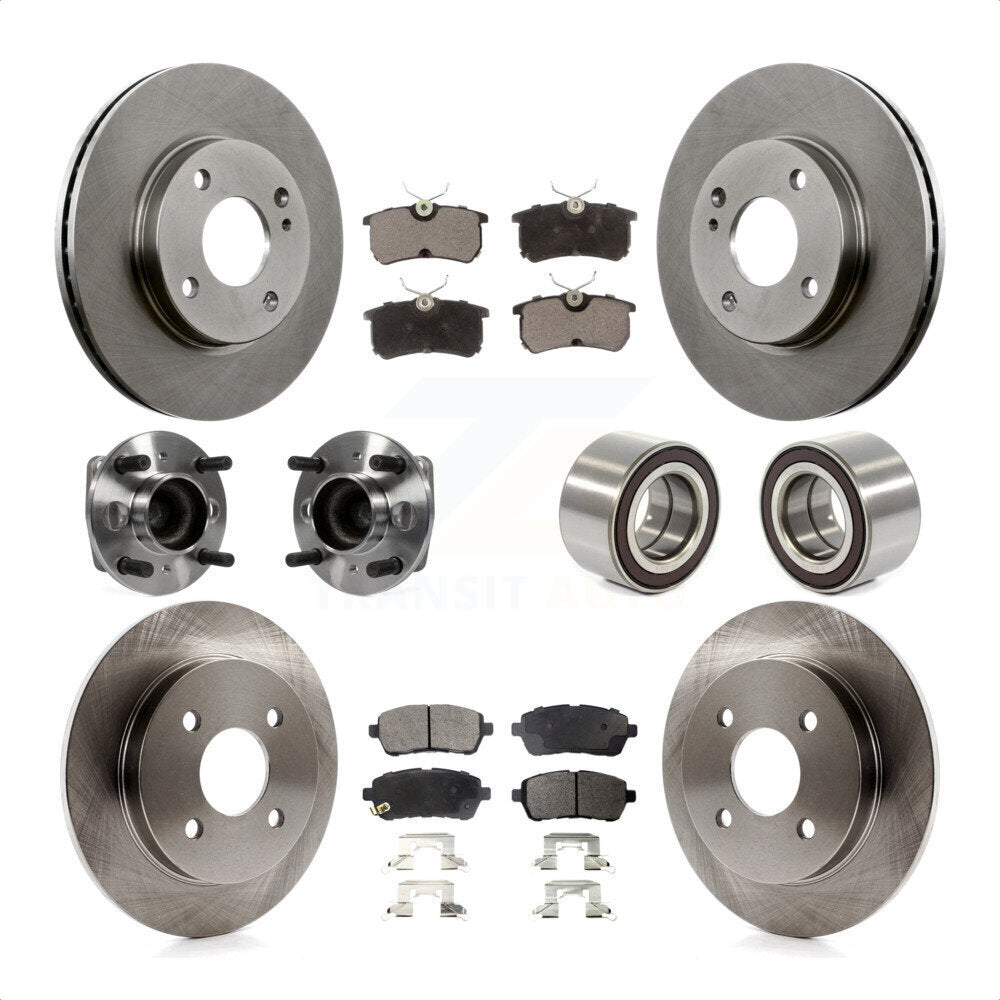 [Avant + Arrière] Kit de Roulement de roue pour 2014-2018 Ford Fiesta S Titanium SE KBB-107196 par Transit Auto