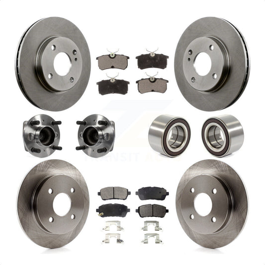 [Avant + Arrière] Kit de Roulement de roue pour 2014-2018 Ford Fiesta S Titanium SE KBB-107196 par Transit Auto